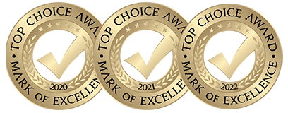top choice awards, 2020 to 2022