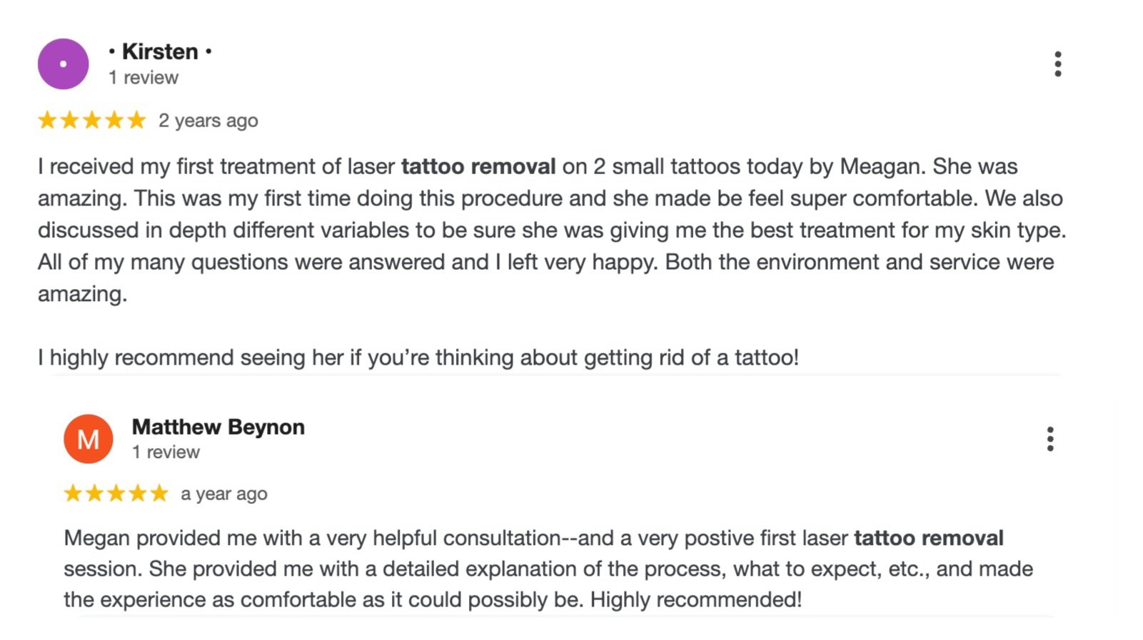 Laser Tattoo Removal reviews at total wrapture medi spa in winnipeg
